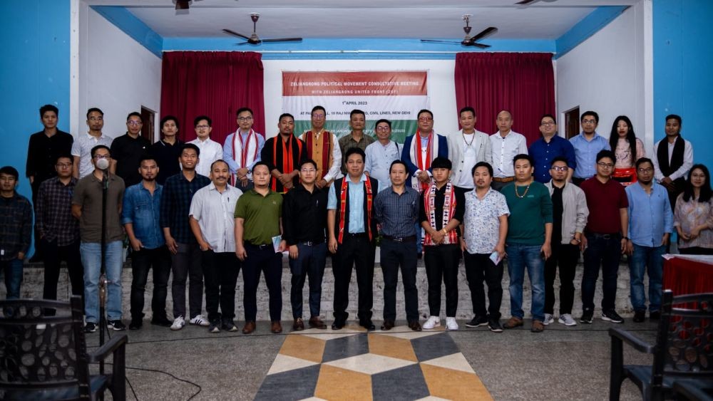 Attendees of the Zeliangrong Political Movement consultative meeting with ZUF held in New Delhi on April 1. (Photo Courtesy: ZUF)